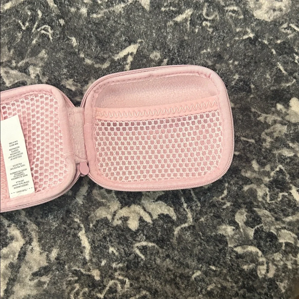 Under Armour Light Pink Case with Pink Logo and Carabiner